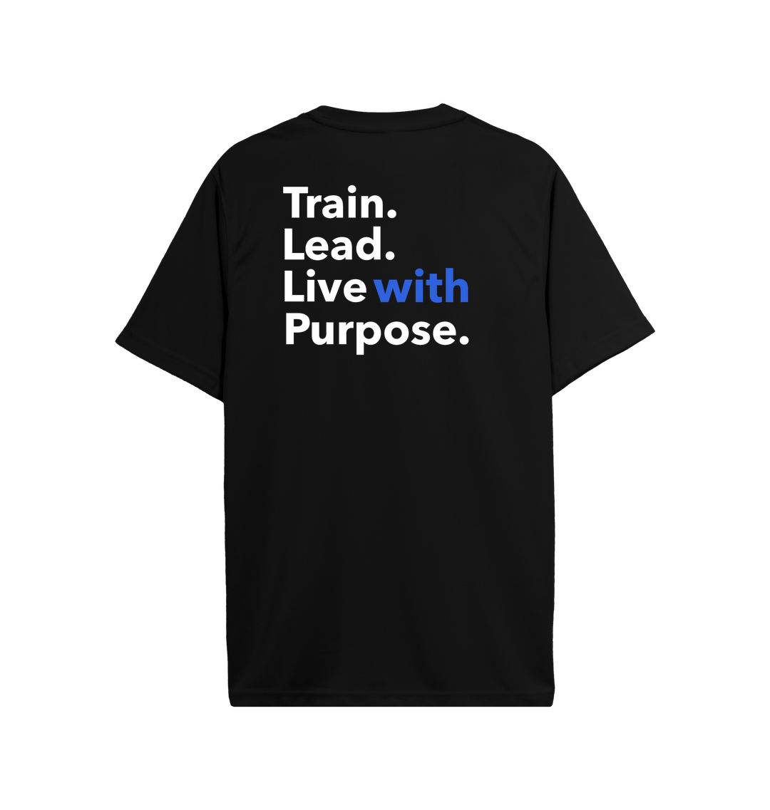 Jet Black Printed T-shirt