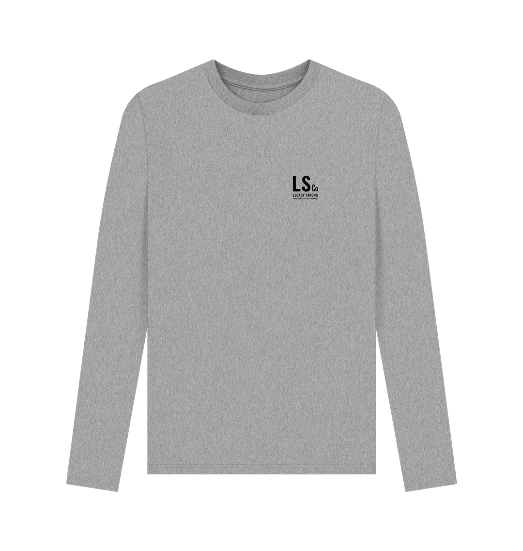 Athletic Grey Printed Long Sleeve T Shirt